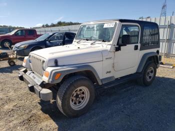  Salvage Jeep Wrangler