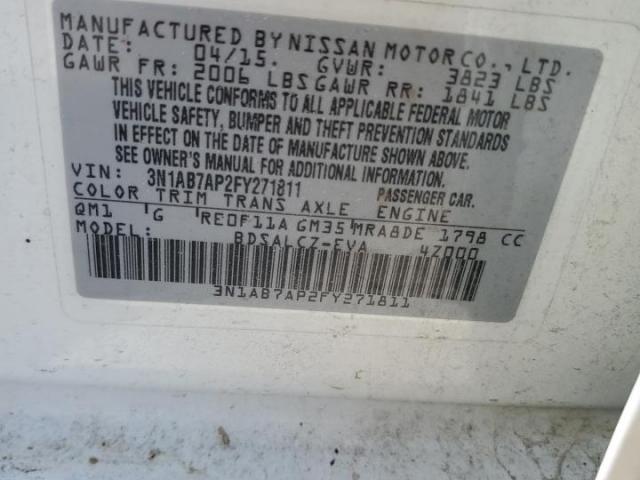 Nissan Sentra S Image 3