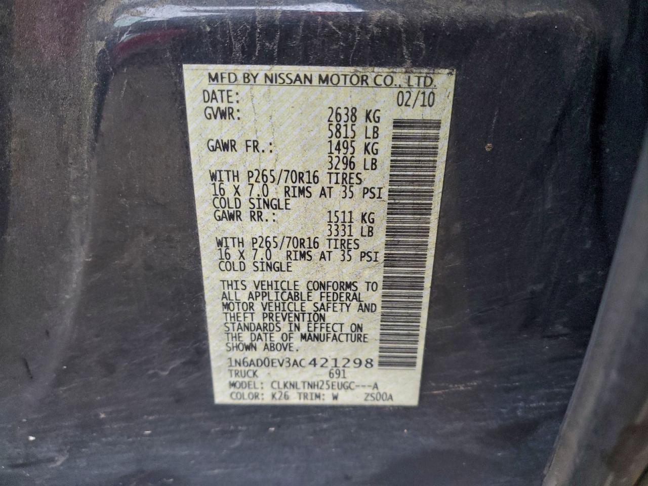 Nissan Frontier Crew Cab Se Image 10