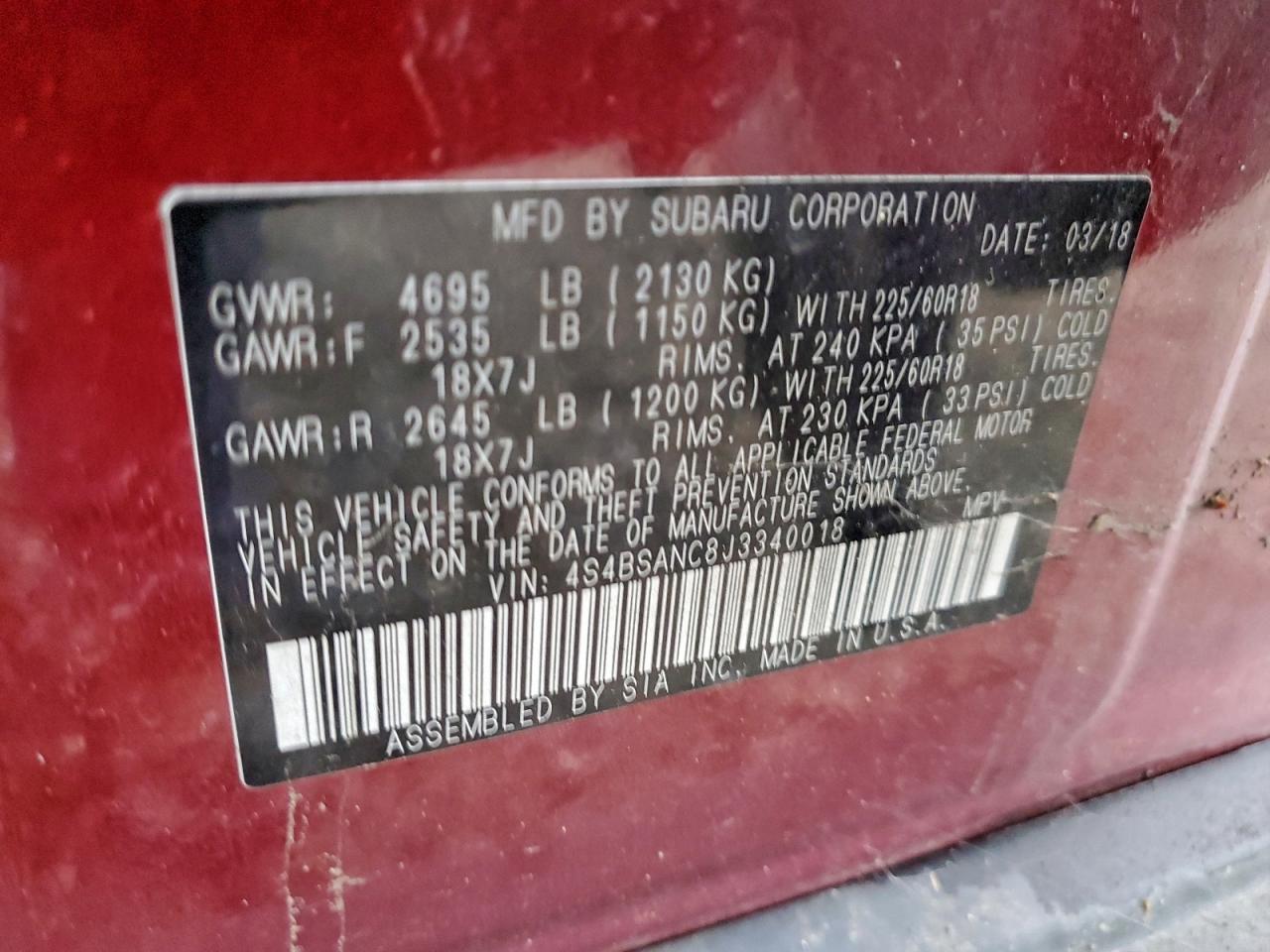 Subaru Outback 2.5i Limited Image 5