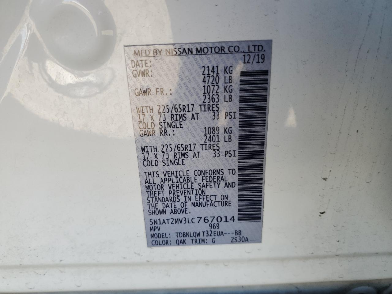 Nissan Rogue S Image 10