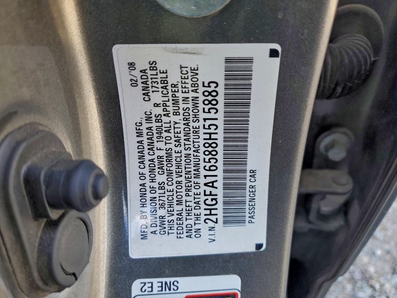 Honda Civic Lx Image 8