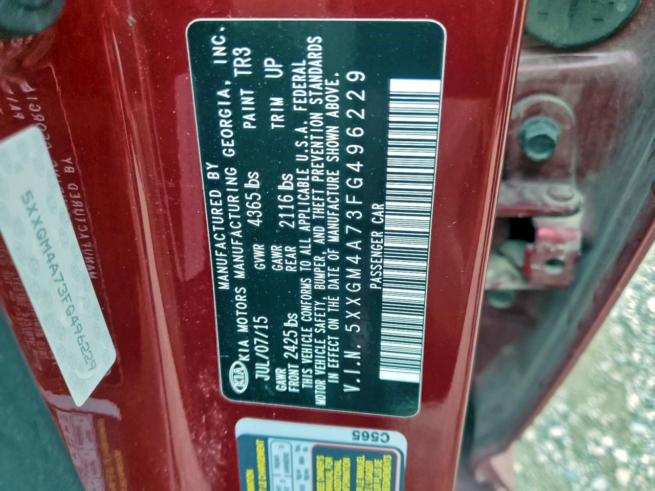 Kia Optima Lx Image 11